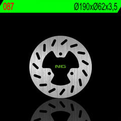 Disque de frein fixe avant gauche NG BRAKES 087 | PIAGGIO, DERBI, CAGIVA