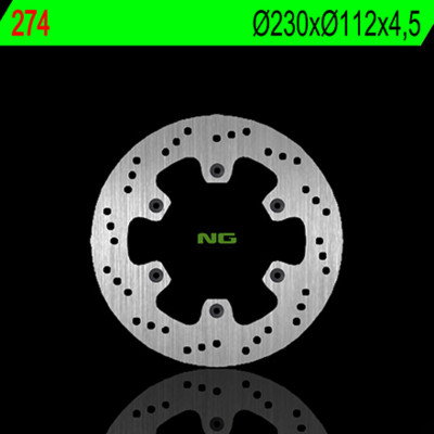 Disque de frein fixe avant gauche NG BRAKES 274 | PEGASO 50, RX 50, TUAREG 50, X-LIMIT 50, DT R 50
