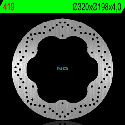 Disque de frein fixe avant gauche NG BRAKES Modèle 419 | XJ S DIVERSION 900 '95-'03