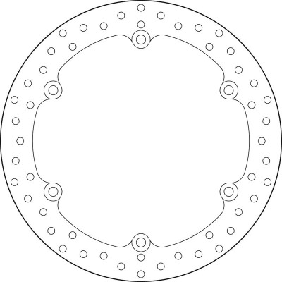 Disque de frein fixe Brembo Oro 68B407K3 | CB F 500, 650, CB X (PC46) 500, CBR F 650