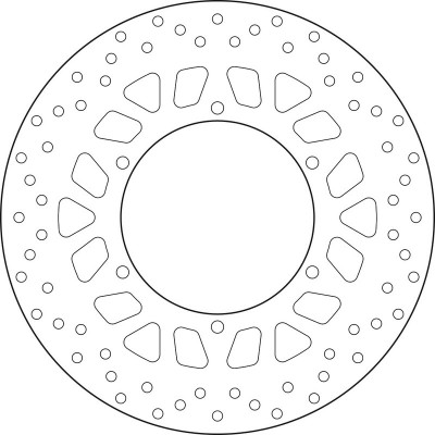 Disque de frein fixe Brembo Série Oro 68B407L1 | Moto YAMAHA SR 400
