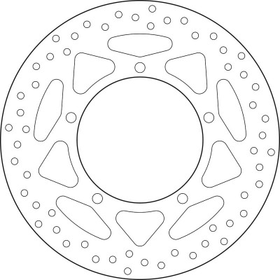 Disque de frein fixe Brembo Série Oro 68B407L2 | KAWASAKI NINJA 300, Z 300
