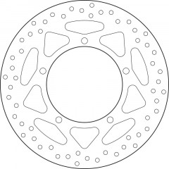 Disque de frein fixe Brembo Série Oro 68B407L2 | KAWASAKI NINJA 300, Z 300