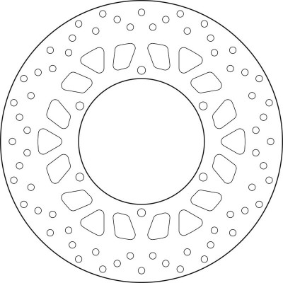 Disque de frein fixe Brembo Série Oro 68B407M4 | YAMAHA WR X 125 09-13