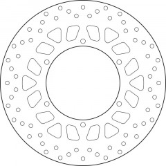 Disque de frein fixe Brembo Série Oro 68B407M4 | YAMAHA WR X 125 09-13