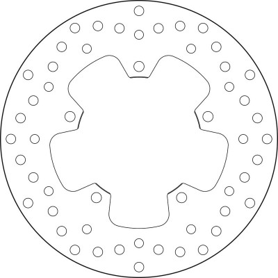 Disque de frein fixe Brembo Série Oro 68B407M8 | YAMAHA YZF R 125 08-13