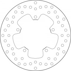Disque de frein fixe Brembo Série Oro 68B407M8 | YAMAHA YZF R 125 08-13