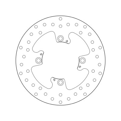 Disque de frein fixe marque Brembo Série Oro 68B407N6 | Compatible Moto TRIUMPH