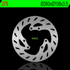 Disque de frein fixe NG BRAKES | DUNA REVOLUTION 125, RYZ 50, XPS 2T SM E2 50, XPS50 SM, EX 260 IT 108