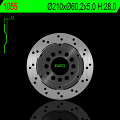 Disque de frein fixe NG BRAKES | SUZUKI BURGMAN AN, 250, 400