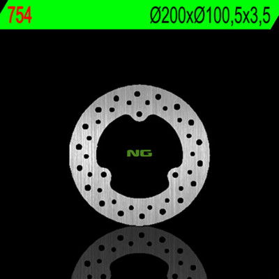 Disque de frein fixe NG BRAKES 754 | Motocross SUZUKI RM 80, 85 ('90-01)