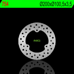 Disque de frein fixe NG BRAKES 754 | Motocross SUZUKI RM 80, 85 ('90-01)