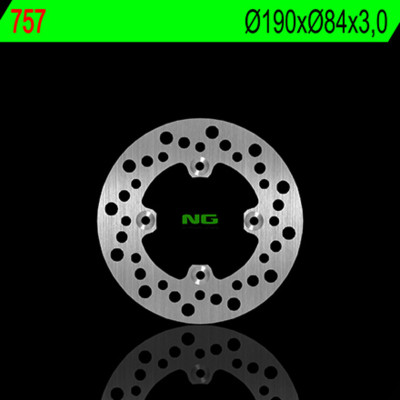 Disque de frein fixe NG Brakes 757 | YAMAHA YZ 80 '93-01, YZ 85 '02-04