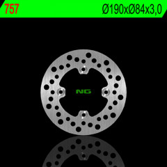 Disque de frein fixe NG Brakes 757 | YAMAHA YZ 80 '93-01, YZ 85 '02-04