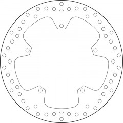 Disque de frein fixe Oro Brembo 68B407M9 | Moto YAMAHA YZF R 125 08-13