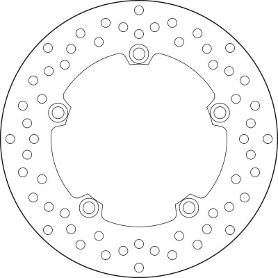 Disque de frein fixe Oro marque Brembo 68B407L0 | Compatible Motos YAMAHA
