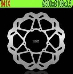 Disque de frein fixe Pétale 841X, dimensions 108 x 3,5, marque NG Brake Disc
