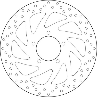 Disque de frein fixe Série Oro 68B407L3 marque Brembo | Compatible Motos TRIUMPH