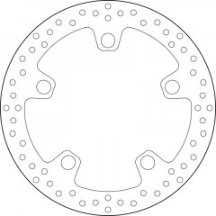 Disque de frein fixe Série Oro 68B407N0 marque Brembo | Compatible Motos HONDA