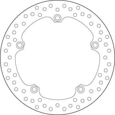 Disque de frein fixe Série Oro 68B407N1 marque Brembo | Compatible Motos HONDA