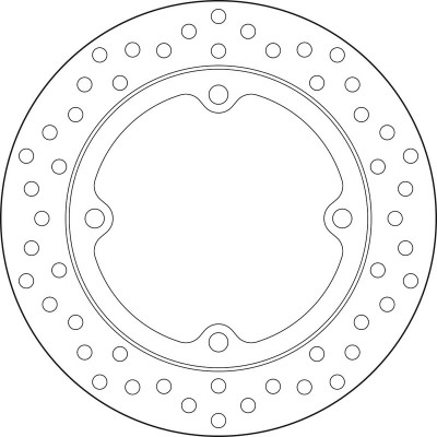Disque de frein fixe Série Oro Brembo 68B407L9 | Moto, Maxiscooter HONDA, PEUGEOT
