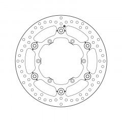 Disque de frein flottant avant Brembo Série Oro 78B40848 | YAMAHA, FANTIC