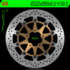 Disque de frein flottant avant droit/gauche marque Ng | Compatible Motos SUZUKI