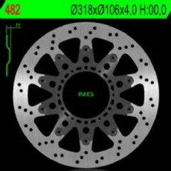 Disque de frein flottant avant gauche NG Brakes | HONDA NSR R 125 '95-'03
