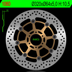 Disque de Frein Flottant Avant marque Ng BRAKES - Modèle 1060 | Compatible Moto, Motocross