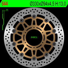 Disque de frein flottant avant NG BRAKES 644 | HONDA CBR RR FIREBLADE 900