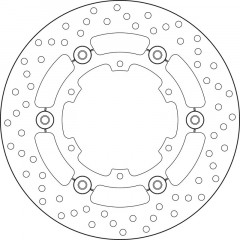 Disque de frein flottant Brembo Série Oro 78B40833 | ADVENTURE 1050, R 1090, SUPER 1290