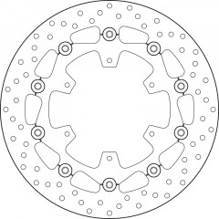Disque de frein flottant Brembo Série Oro 78B408A8 | ENDURO R 690, SMC-R