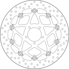 Disque de frein flottant Brembo Série Oro 78B408B1 | SUPER DUKE GT 1290, R 1290
