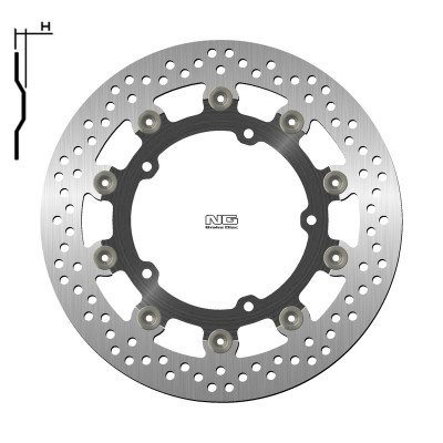Disque de frein flottant marque Ng Brake Disc 1786G | Moto, Motocross YAMAHA