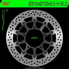 Disque de frein flottant NG BRAKES Avant Droit & Gauche : 1041 | GSX R 600, 750, 1000