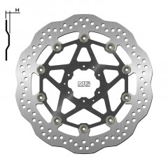 Disque de frein flottant pétale NG : 1643XG | HONDA AFRICA TWIN CRF L 1000