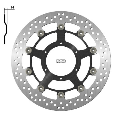 Disque de frein flottant, NG BRAKE DISC : 1808G | CBR RR FIREBLADE 1000, CBR RR FIREBLADE ABS 1000
