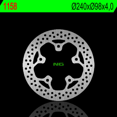 Disque de frein NG Brakes 125 AV, 240X98X4 : fixe | Maxiscooter, Mécaboite PEUGEOT, SYM