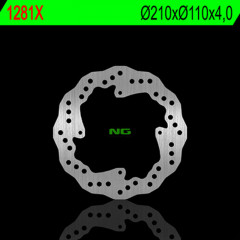 Disque de frein pétale fixe arrière NG BRAKES 1281X | Motocross, Moto KTM, HUSQVARNA