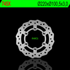 Disque de frein pétale fixe avant Modèle 745X NG BRAKES | RM 85, YZ 80, 85
