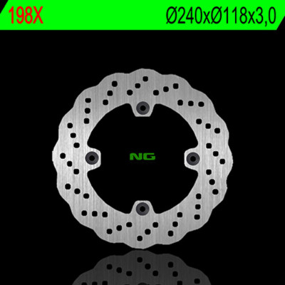 Disque de frein pétale fixe avant NG BRAKES | Motocross HONDA CR 125