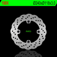 Disque de frein pétale fixe avant NG BRAKES | Motocross HONDA CR 125