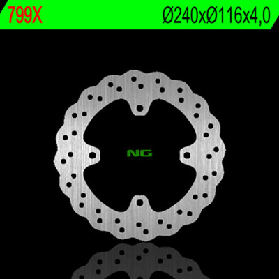 Disque de frein pétale fixe NG BRAKES | KLX R 450, KX 125, 250, KXF 250, 450, RMZ 250