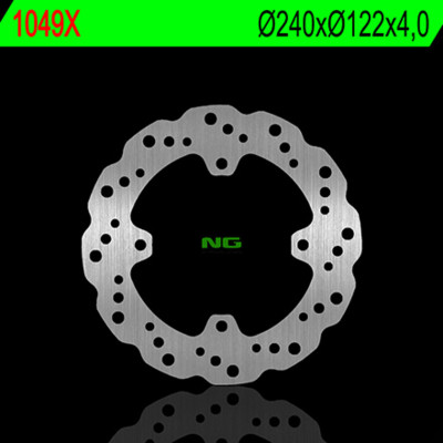 Disque de frein pétale fixe NG Modèle 1049X | CR 125, 250, RMZ 250 (07-17), 450