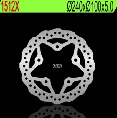 Disque de frein pétale NG Brake Disc 1512X, dim 239,5x100x5,0 | CRUISYM I 4T ABS E4 125, JOYMAX