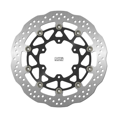 Disque de frein Semi-flottant Pétale 1639XG, Frette Alu, marque NG Brake Disc | GSX R ABS 1000