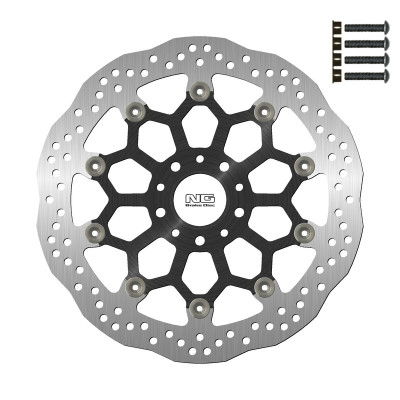 Disque de frein semi-flottant Pétale 1837XGK34, marque NG Brake Disc | DUKE ABS 790, L (A2)