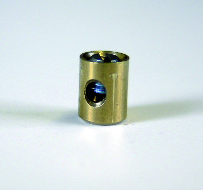 Douille de cable cylindrique laiton 5.5 x 7.2mm 20 pièces Venhill