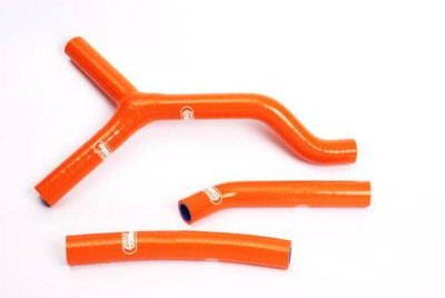 Durite de radiateur orange Samco Sport | EXC 125, 250, 300, EXC SIX DAYS 250, 300, SX 125, 250