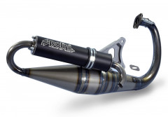 Echappement Team 4 Aluminium Noir POLINI | Scooter MBK, YAMAHA